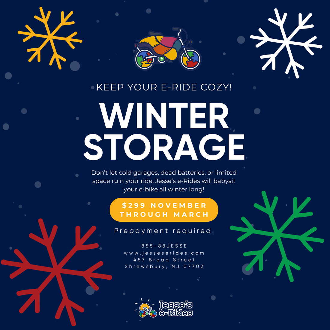 NEW E-Bike Winter Storage At Jesse's E-Rides