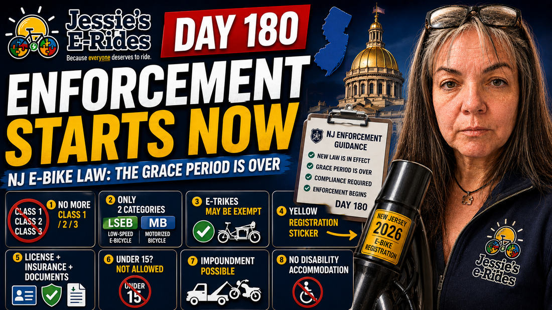 The NJ E-Bike Law: Day 180 – What Every New Jersey Rider Needs to Know After the Grace Period