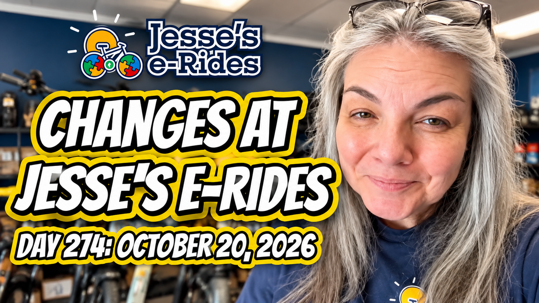 Changes at Jesse's e-Rides — Day 274, October 20, 2026