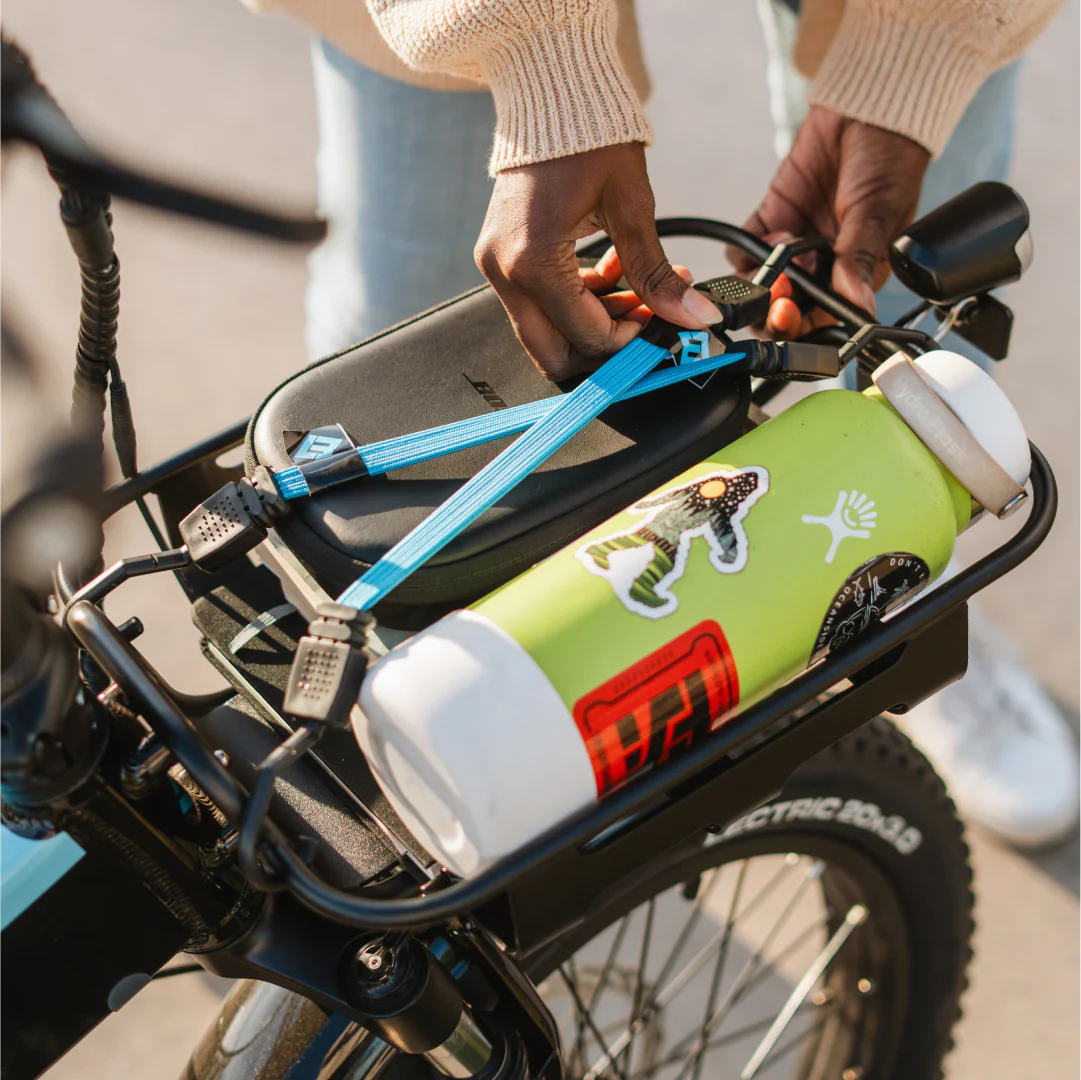 Lectric Front Basket – Black Steel Cargo Rack