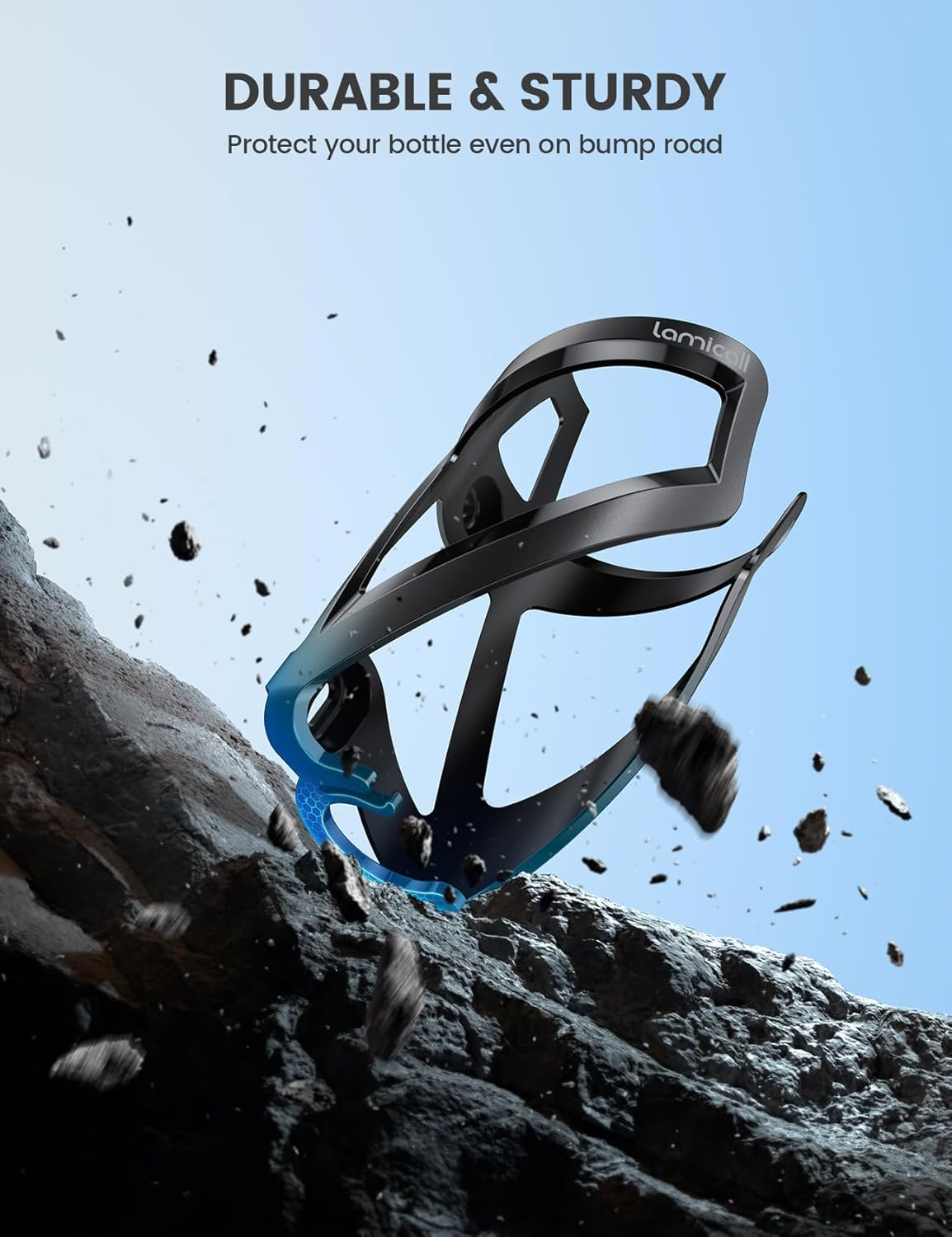 Lamicall Water Bottle Holder – Frame-Mounted Cage