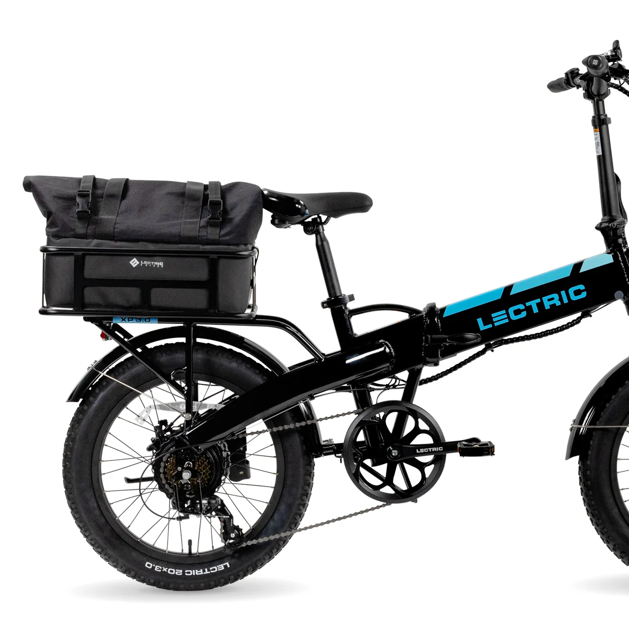 Lectric Large Roll Top Basket Bag