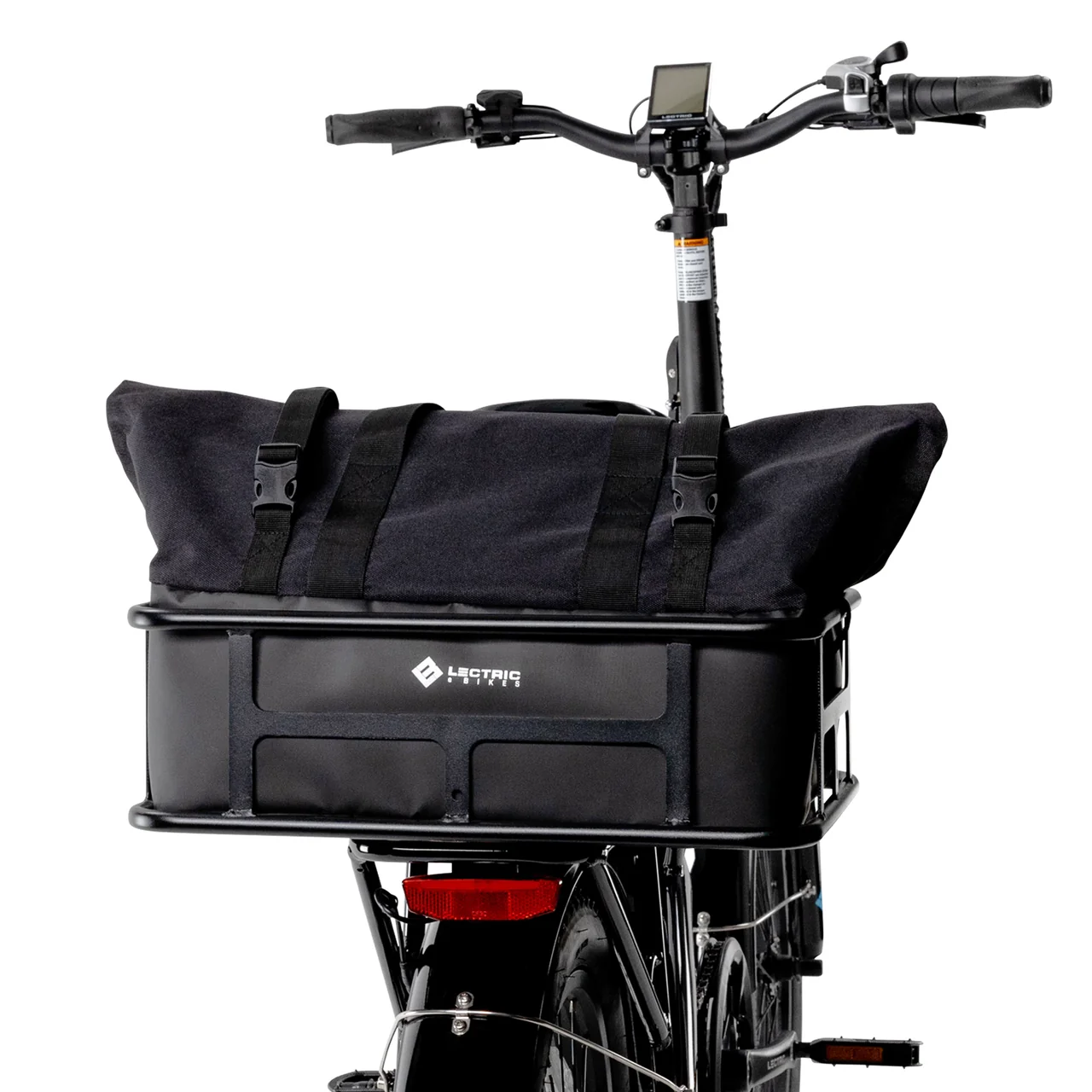 Lectric Large Roll Top Basket Bag