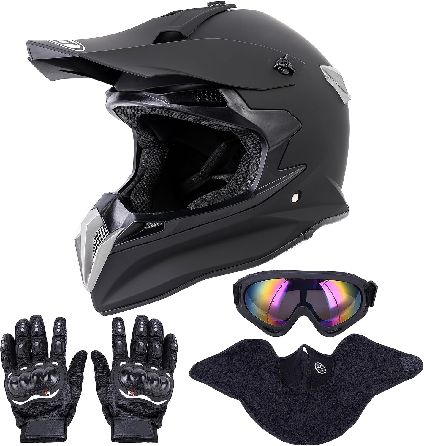 Oumors Dirt Bike Helmet - Black