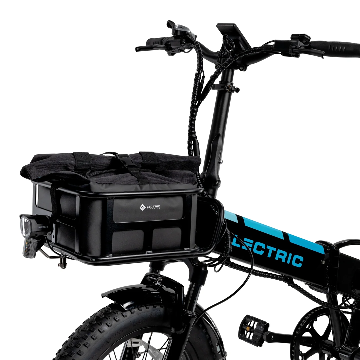 Lectric Small Roll Top Basket Bag