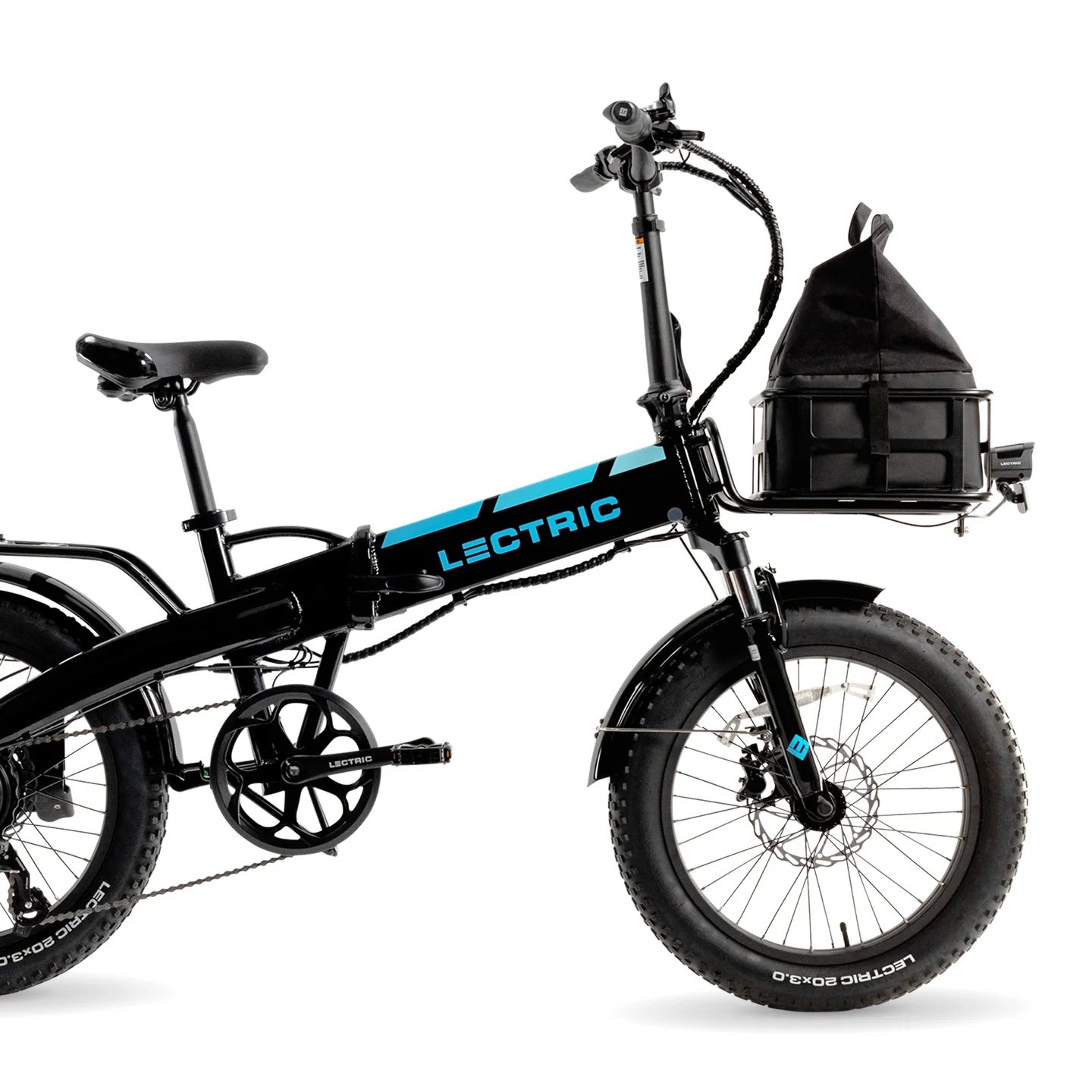Lectric Small Roll Top Basket Bag