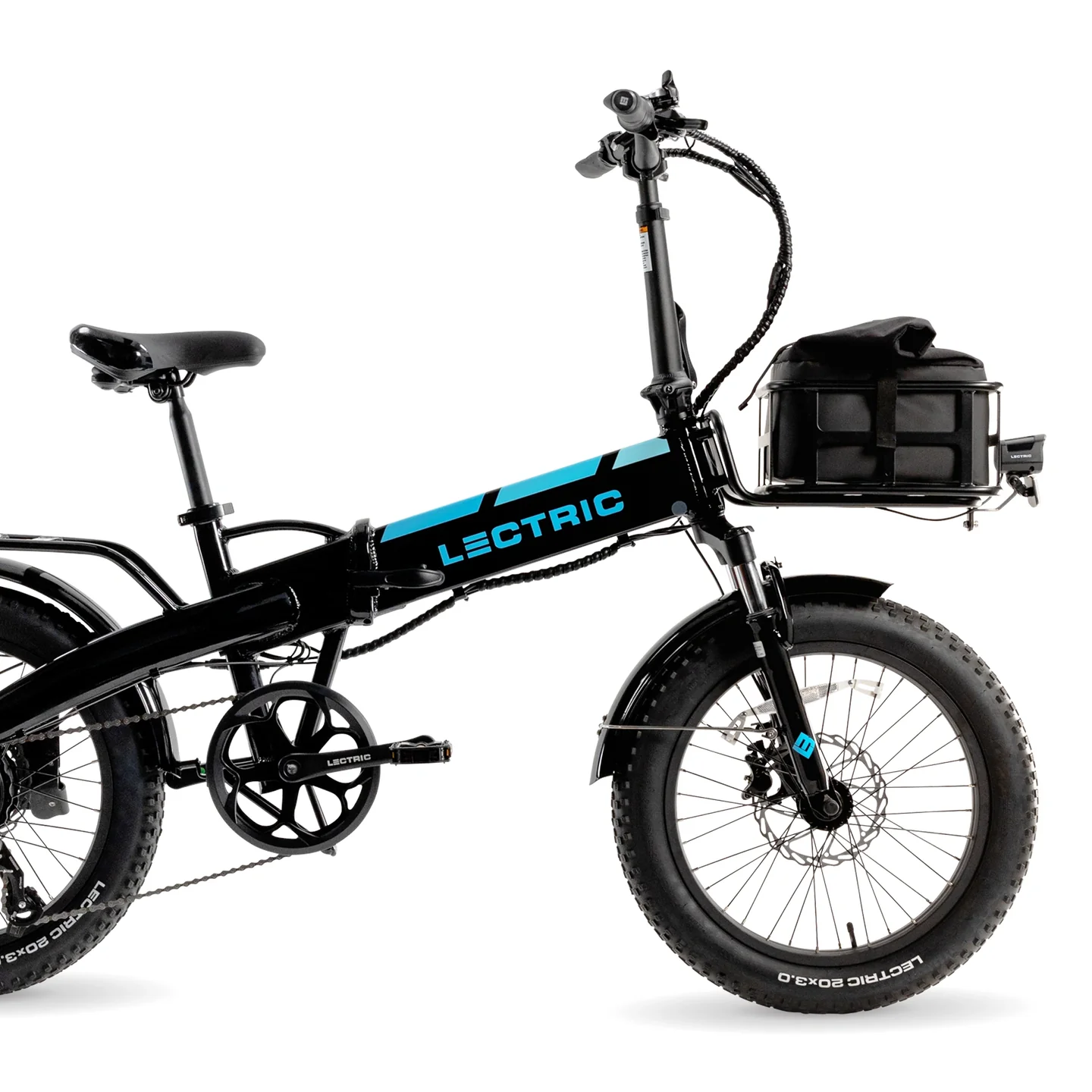 Lectric Small Roll Top Basket Bag