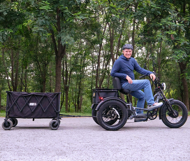 Meet One Tour β Dual-Motor, Dual-Battery Electric Trike