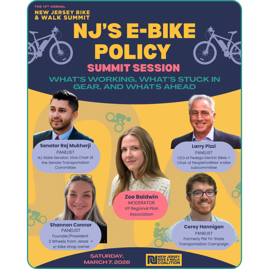 The NJ E-Bike Law: Day 30 – NJ Bike & Walk Coalition Summit