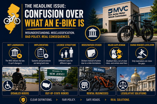 The NJ E-Bike Law: Day 86 – MVC Clarifications, Registration Details, and What Still Needs Fixing