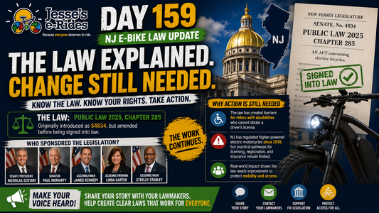 The NJ E-Bike Law: Day 159 – Understanding the Law and the Call for a Fix