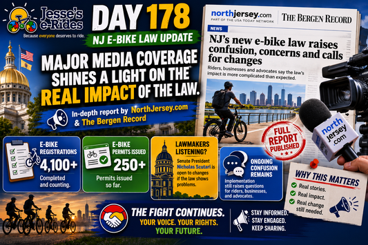 The NJ E-Bike Law: Day 178 – Finally, Someone Got the Story Right