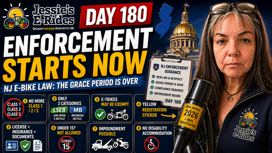 The NJ E-Bike Law: Day 180 – What Every New Jersey Rider Needs to Know After the Grace Period