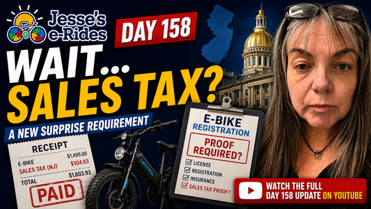 The NJ E-Bike Law: Day 158 – Unexpected Sales Tax Requirement Raises New Concerns