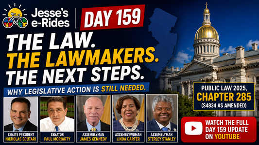 The NJ E-Bike Law: Day 159 – Understanding the Law and the Call for a Fix
