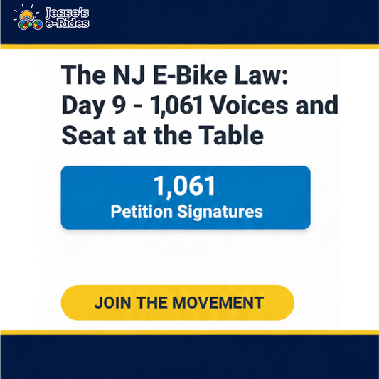 The NJ E-Bike Law: Day 9 – 1,061 Voices and a Seat at the Table