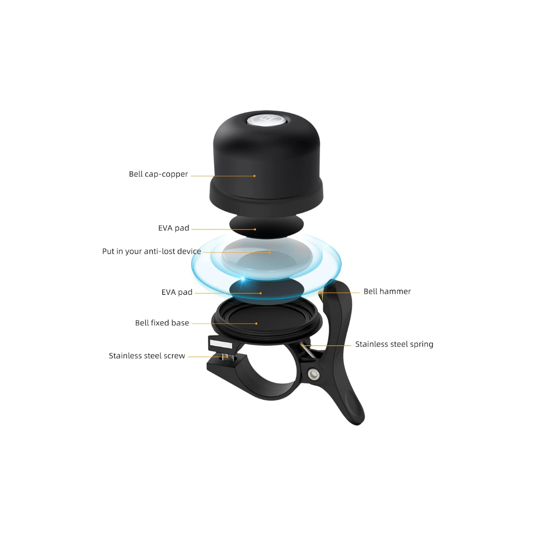 ROCKBROS Hidden AirTag Bike Bell