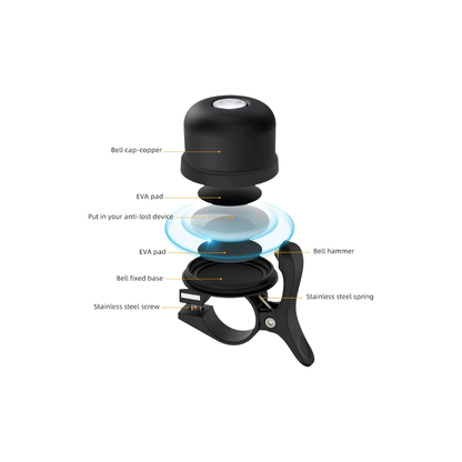 ROCKBROS Hidden AirTag Bike Bell