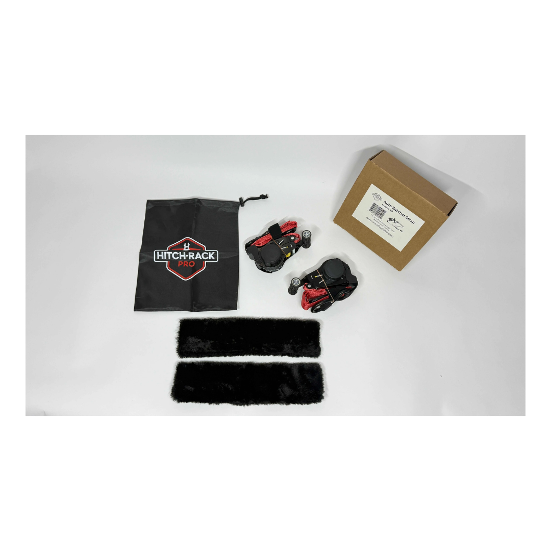 Hitch Rack Pro – EasyRatch Auto Retracting Ratchet Straps (2pc Set)