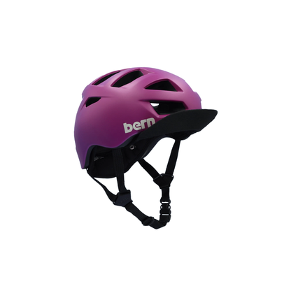 Bern Allston DVRT Bike Helmet in Matte Purple, primary view