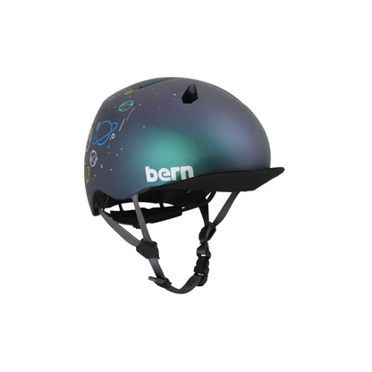 Bern Nino DVRT Youth Bike Helmet in Metallic Space Splat, primary view