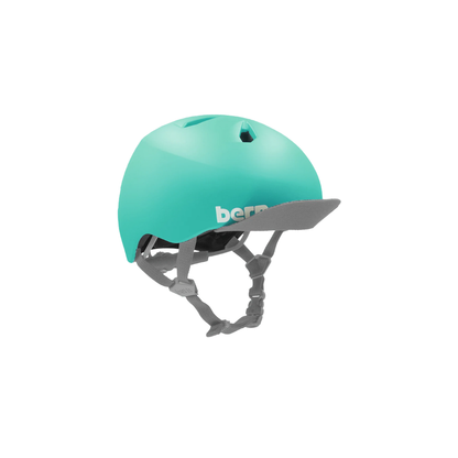 Bern Nina DVRT Youth Bike Helmet in Satin Turquoise, primary view