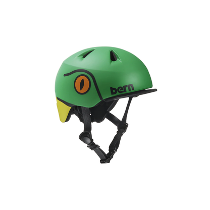 Bern Tigre Youth Bike Helmet in Matte Frog, primary view