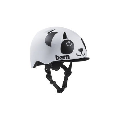 Bern Tigre Youth Bike Helmet in Matte Panda, primary view