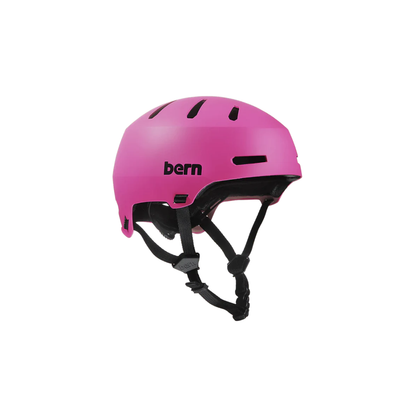 Bern Macon 2.0 Jr. DVRT Bike Helmet in Matte Pink, primary view