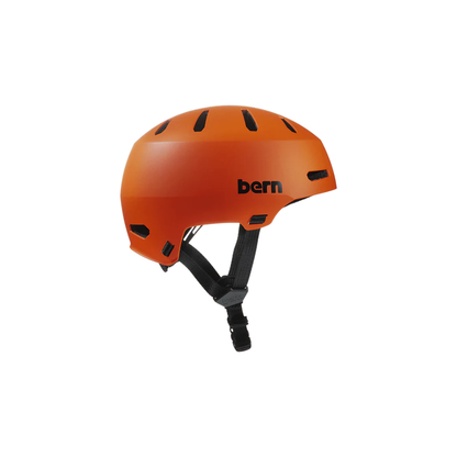 Bern Macon 2.0 Jr. DVRT Bike Helmet in Matte Flame, primary view