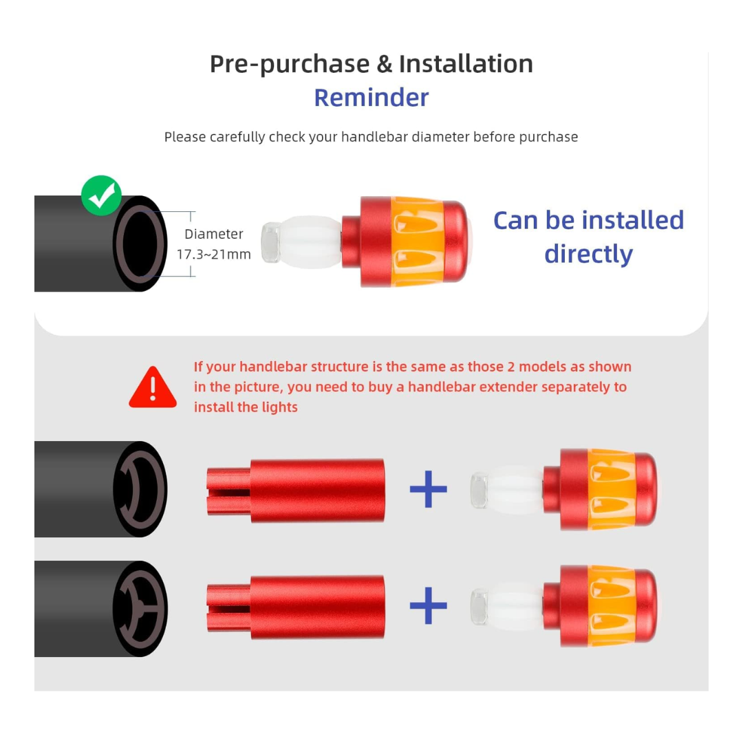 ulip Handlebar Grip Turn Signal Lights