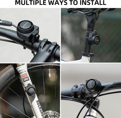 ROCKBROS 115dB Bike Alarm Vibration Motion Sensor