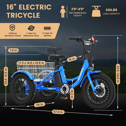 Mooncool CD1 Electric Youth Trike