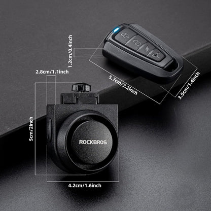 ROCKBROS 115dB Bike Alarm Vibration Motion Sensor