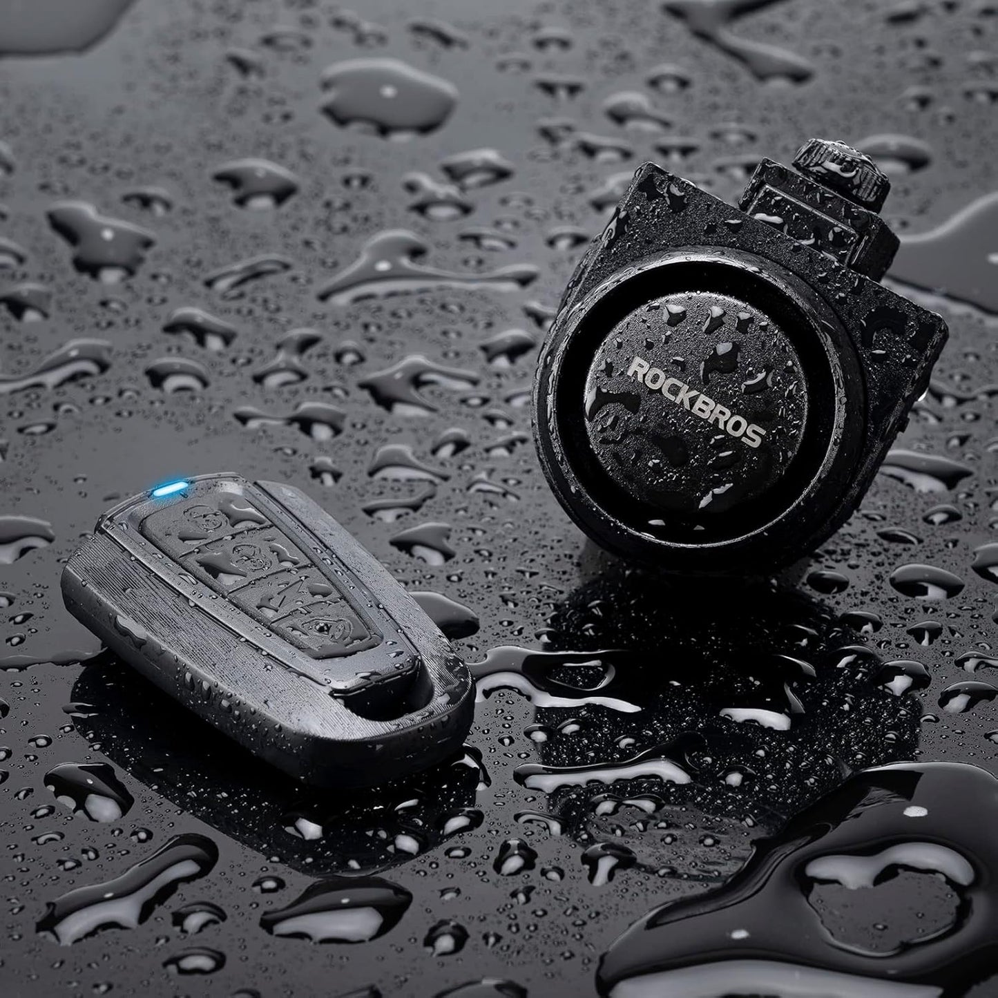 ROCKBROS 115dB Bike Alarm Vibration Motion Sensor
