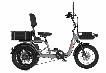 Meet One Breeze Pro 2 – Full Suspension Foldable Fat Tire Electric Trike