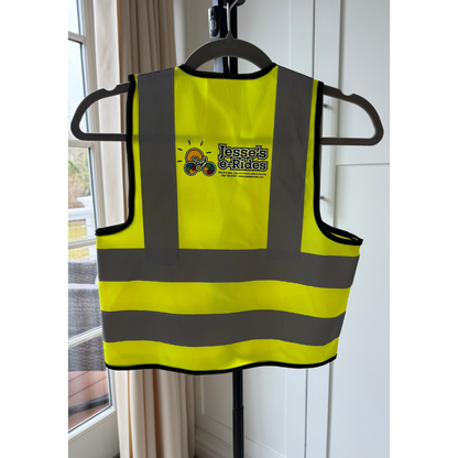 Jesse’s e-Rides Youth High-Visibility Safety Vest – Ride Bright, Stay Seen!
