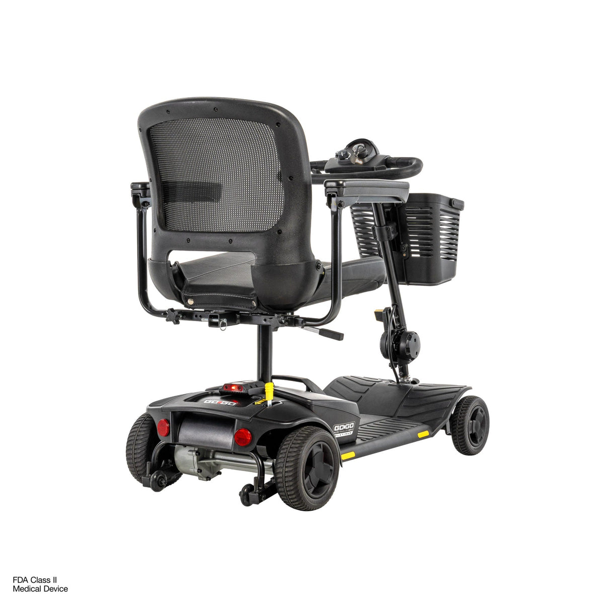 Pride Mobility Go Go Elite Traveller Gen 3 Platinum - Black - Rear