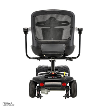 Pride Mobility Go Go Elite Traveller Gen 3 Platinum - Black - Rear