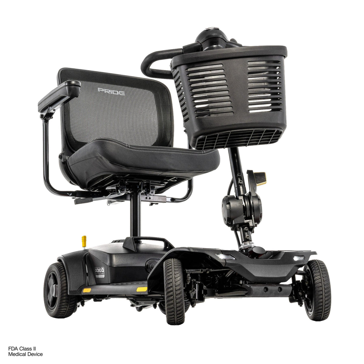 Pride Mobility Go Go Elite Traveller Gen 3 Platinum - Black - Worm