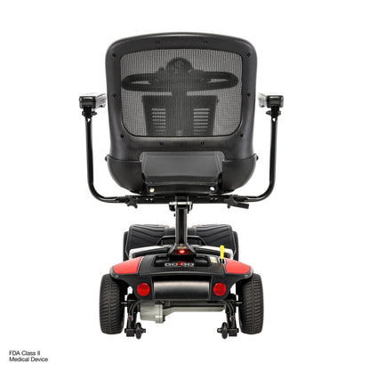 Pride Mobility Go Go Elite Traveller Gen 3 Platinum - Cardinal Red - Rear