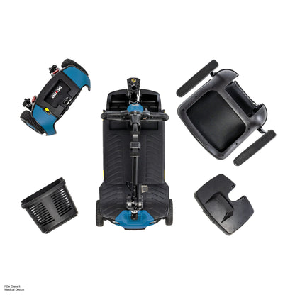 Pride Mobility Go Go Elite Traveller Gen 3 Platinum - Iceberg Blue - Disassembly