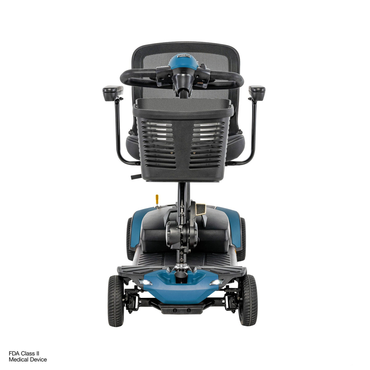 Pride Mobility Go Go Elite Traveller Gen 3 Platinum - Iceberg Blue - Front