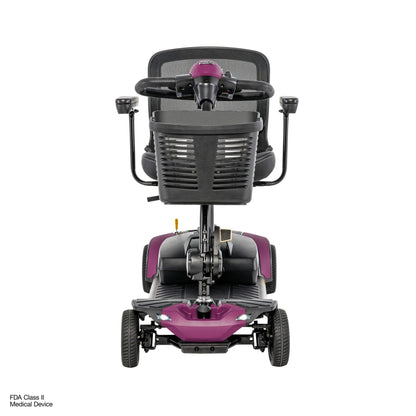 Pride Mobility Go Go Elite Traveller Gen 3 Platinum - Sugar Plum - Front