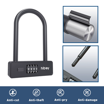 Hiboy Combination U-Lock