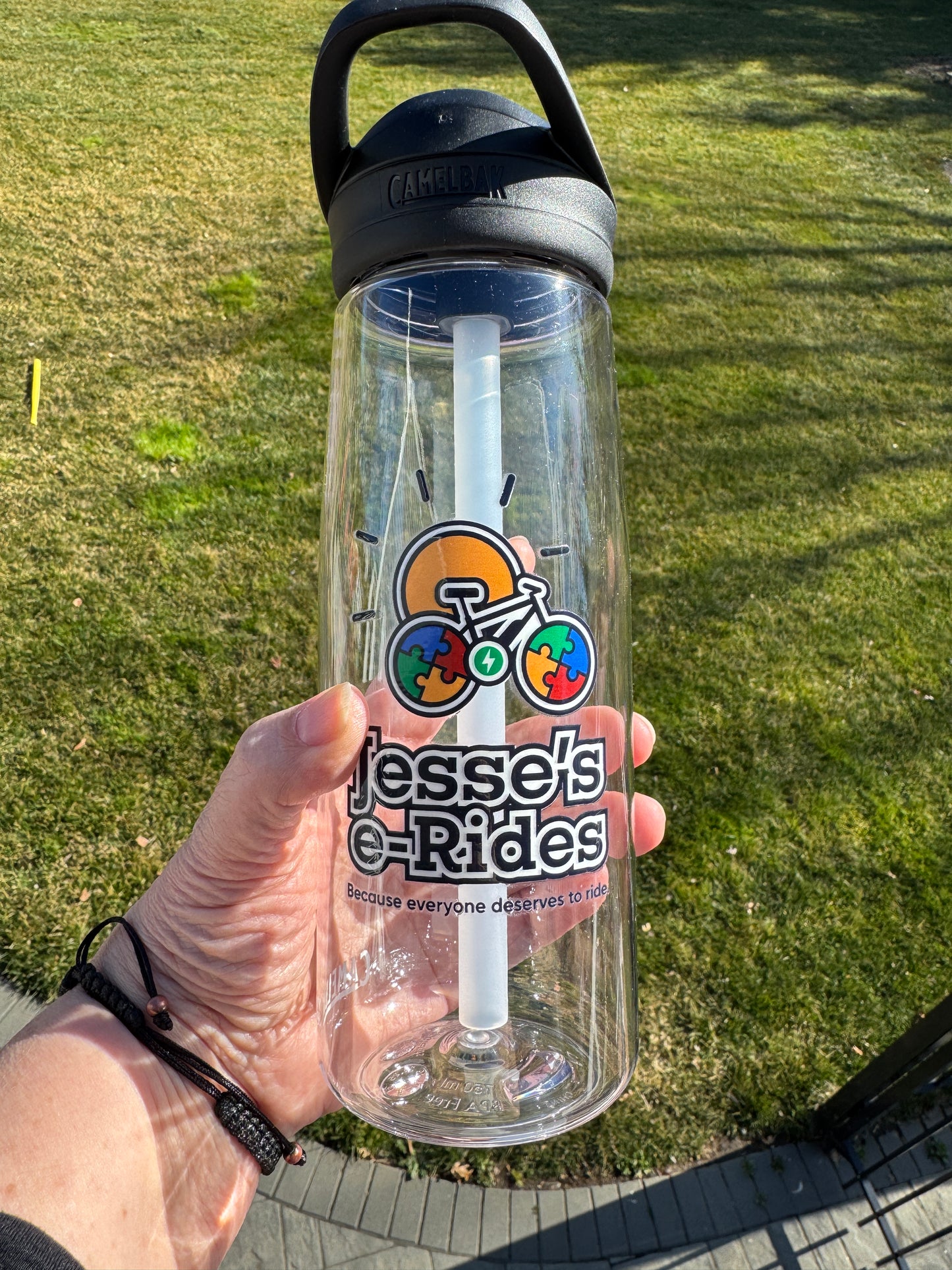 Jesse’s e-Rides Classic Logo Water Bottle – Stay Hydrated in Style!