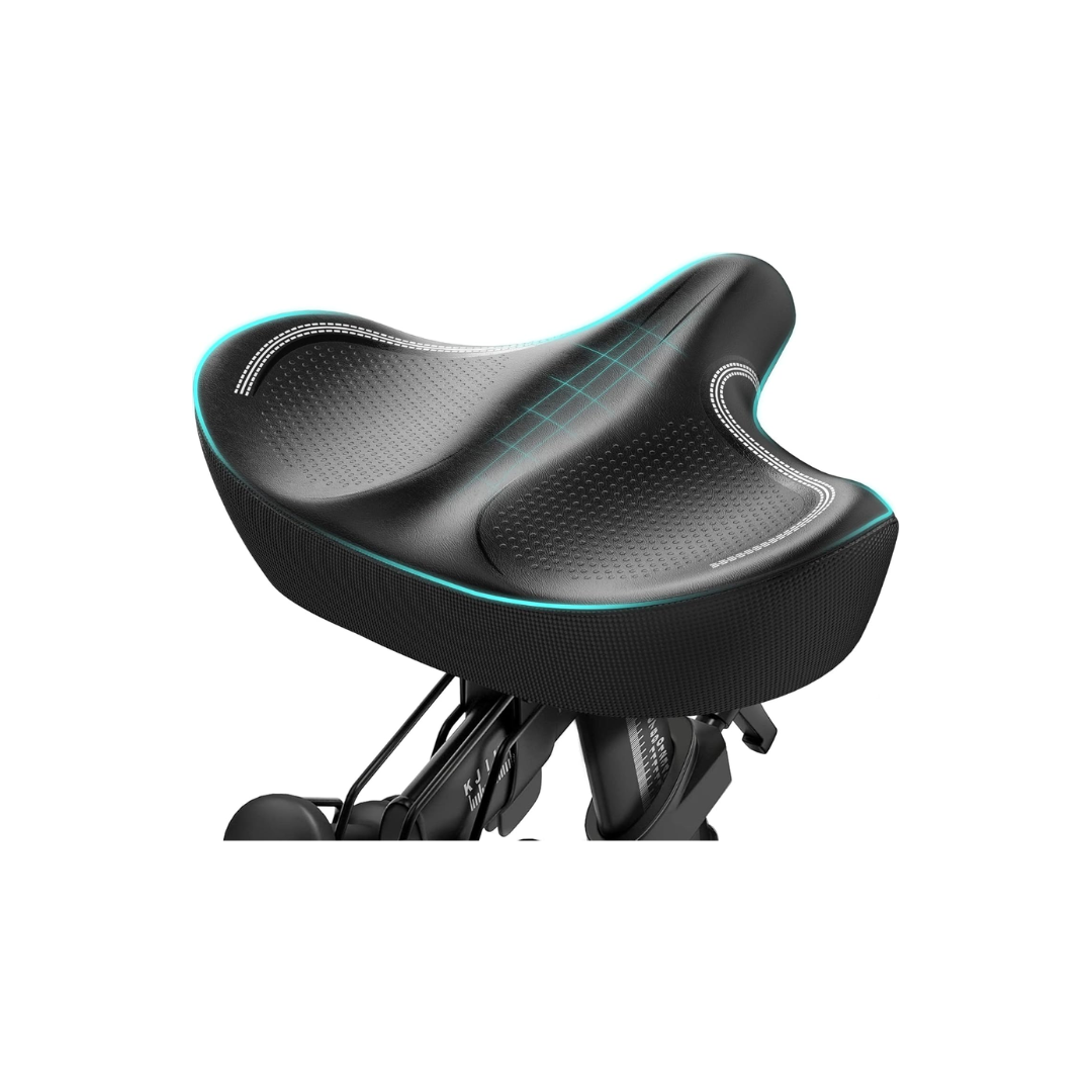 Gineoo Oversized Bike Seat – Extra Wide Comfort Saddle (With Nose or Noseless)