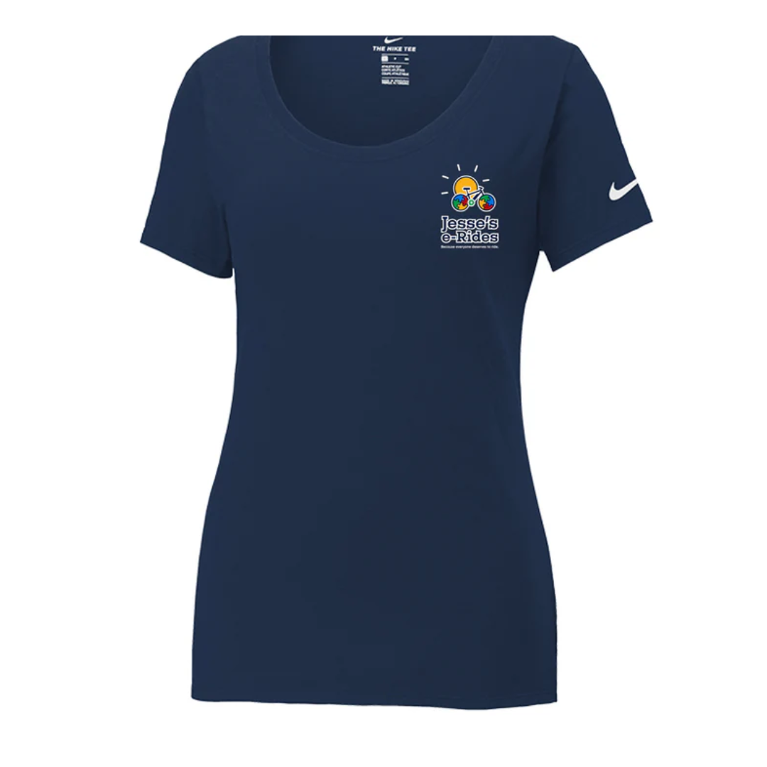 Jesse’s e-Rides Women’s Scoop Neck Tee – Classic Logo