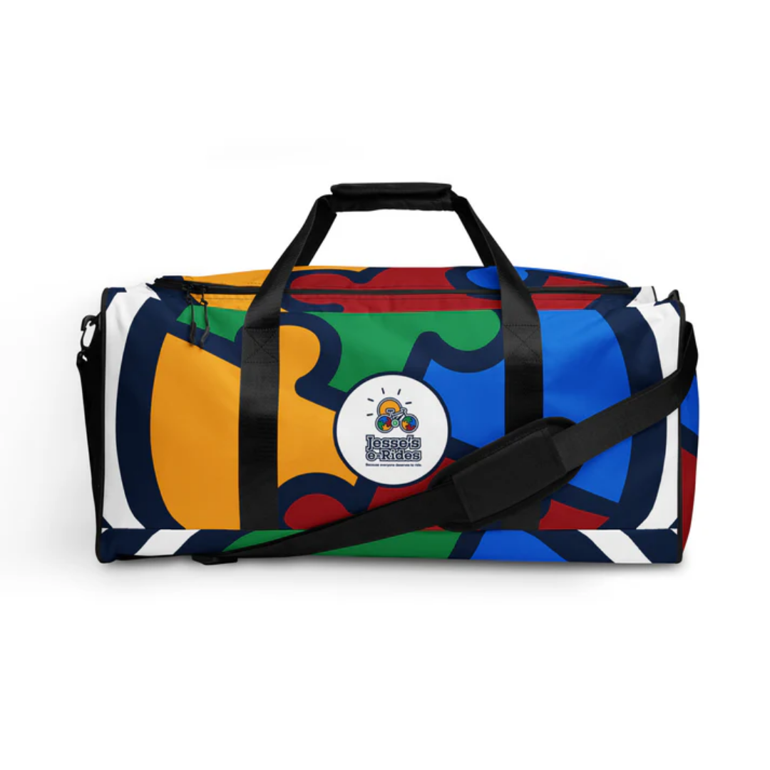 Jesse’s e-Rides Duffle Bag – Pack Up & Ride On!