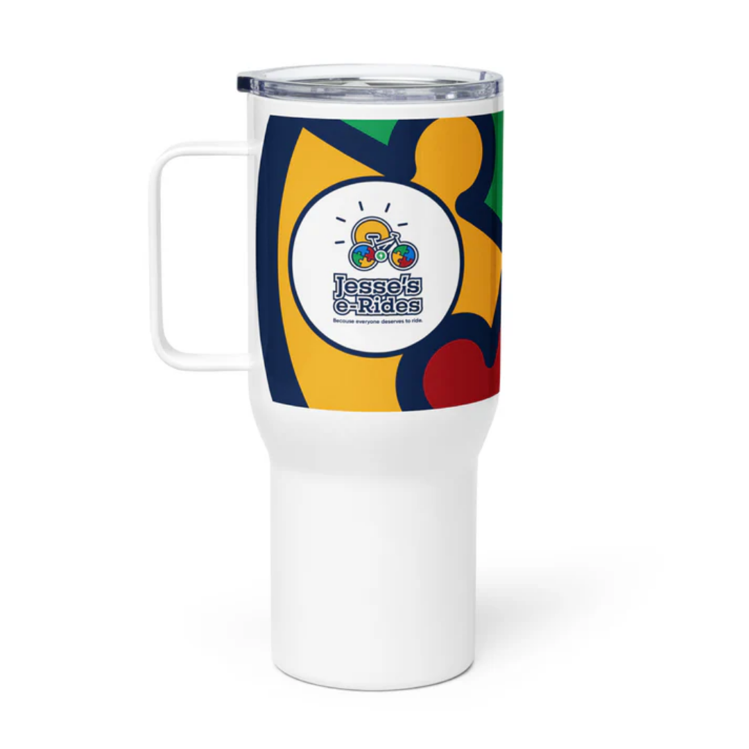 Jesse’s e-Rides Travel Mug – Keep Your Drink at the Perfect Temp!